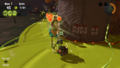 A well placed Wave Breaker can stop a Goldie in place, making it easier to splat.
