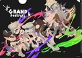 Clear file (sample) included with the artbook featuring the Now or Never Seven