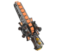 A 3D model of the weapon.