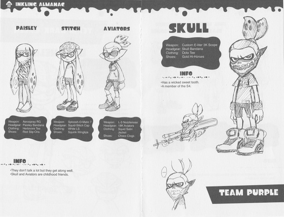 List Of Splatoon Manga Characters Inkipedia The Splatoon Wiki