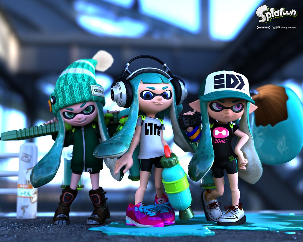 File:Teal team art.jpg - Inkipedia, the Splatoon wiki