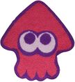 ‎Hand Towel - Pink Squid (25 x 25 cm)