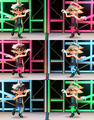 Second half of the Squid Sisters' day 2 of Power vs. Wisdom vs. Courage color variants