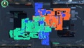 The map in Tricolor Turf War from above