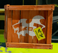 A crate found in the Battle Dojo
