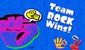 Team Rock win