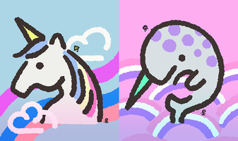 S2 Splatfest Unicorn vs Narwhal.png