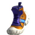 Unused 2D icon for the shoes worn by the player after collecting two Armor pickups.