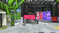 Decorations in Inkopolis Plaza during the Splatfest Sneak Peek