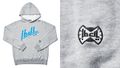 Real-life version of the Gray Hoodie, sold by KOG.