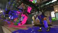 Two Inklings on Shellendorf Institute, one firing a Luna Blaster and the other swinging an Inkbrush.