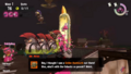 Players throwing Splat Bombs into a Golden Mudmouth.