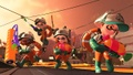 A promotional screenshot of a suited-up crew