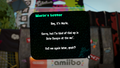 Marie's signature as it appears in Splatoon 2 when trying to scan her amiibo before having beaten Octo Valley