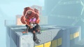 An Octoling sitting
