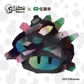 A version of the previous artwork with a white and gray background, posted for the Splatoon x Sagaken crossover event at Hado Cape