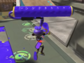 The Splat Roller in action