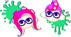 Octo Expansion playable boy and girl Octoling icons.png