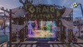 Grand Festival Grounds entrance arch at dawn