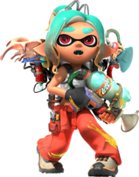 Mechanic - karakter utama Splatoon Raiders