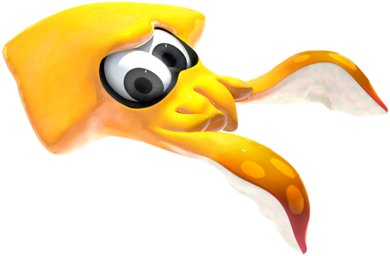 File:Splatoon 2 - key art Inkling squid form yellow.png