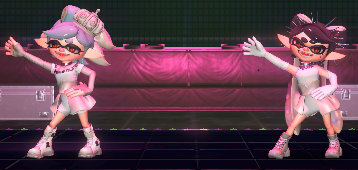 File:S3 Grand Festival Now or Never Seven Squid Sisters pose.png ...