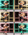 Second half of the Squid Sisters' day 2 Vanilla vs. Strawberry vs. Mint Chip color variants
