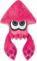 Squid Plush Toy - Neon Pink