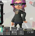 Front view of School Cardigan A from Splatoon 3