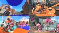Octolings and Inkling with the Ink Storm, Crab Tank, Ink Vac and Tacticooler