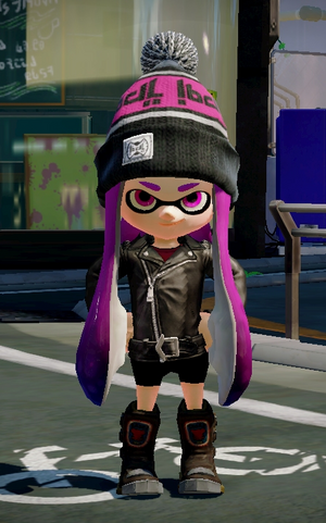 Sporty bobble hat + black inky rider + moto boots.png