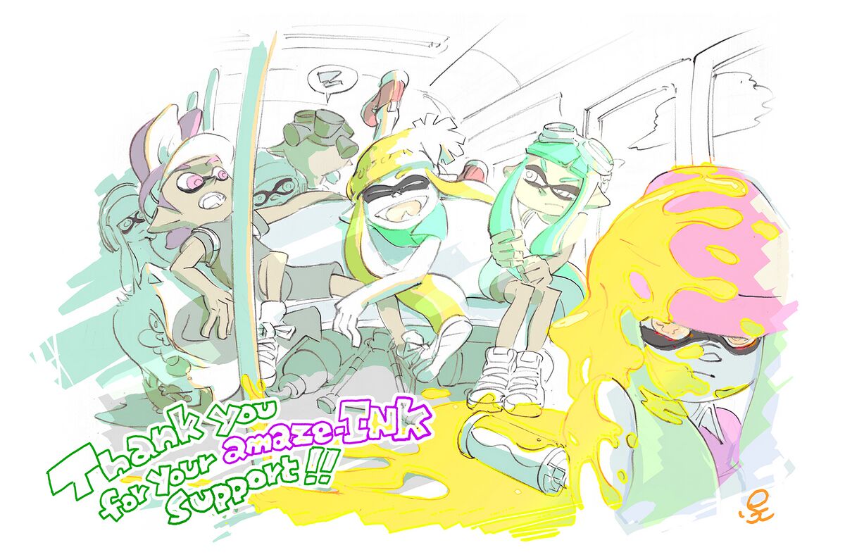 File:Inklings riding a subway - 2015 art contest.jpg - Inkipedia, the ...