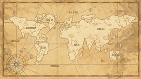 World map found in the background of Splatoon 3's Splatsville Ammo Knights
