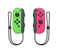 Splatoon 2-themed Joy-Con with straps attached