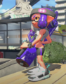 An Inkling wearing the Marinated Top.