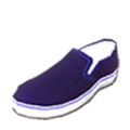 Early version of the Blue Slip-Ons.