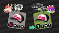 A King Flip Mesh in the SplatNet Gear Shop, compared to one found at Headspace