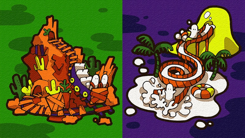 Roller Coasters vs. Water Slides - Inkipedia, the Splatoon wiki