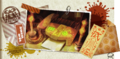 The sacred fax machine that delivers Splatfest themes, shown in Sunken Scroll 24.