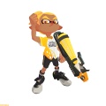 Inkling boy with the Forge Splattershot Pro