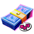 Team Money icon from the Splatoon 3 Splatfest event Money vs. Experiences vs. Presents, depicting paper cash
