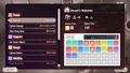 UI screen of Pearl's Palette