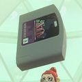 A cartridge resembling the Nintendo 64 game The Legend of Zelda: Ocarina of Time found in the Octo Expansion