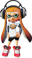 Gear, including the Red Hi-Horses, obtained in the Splatoon Global Testfire by pre-ordering the game.