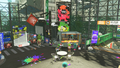 Decorations on the truck in Inkopolis Square