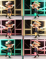 First half of the Squid Sisters' day 2 of Vanilla vs. Strawberry vs. Mint Chip color variants