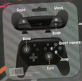 The controls as shown in the tutorial.