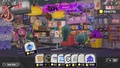 The background of the interior as seen from Inkopolis Plaza, featuring two jellyfish