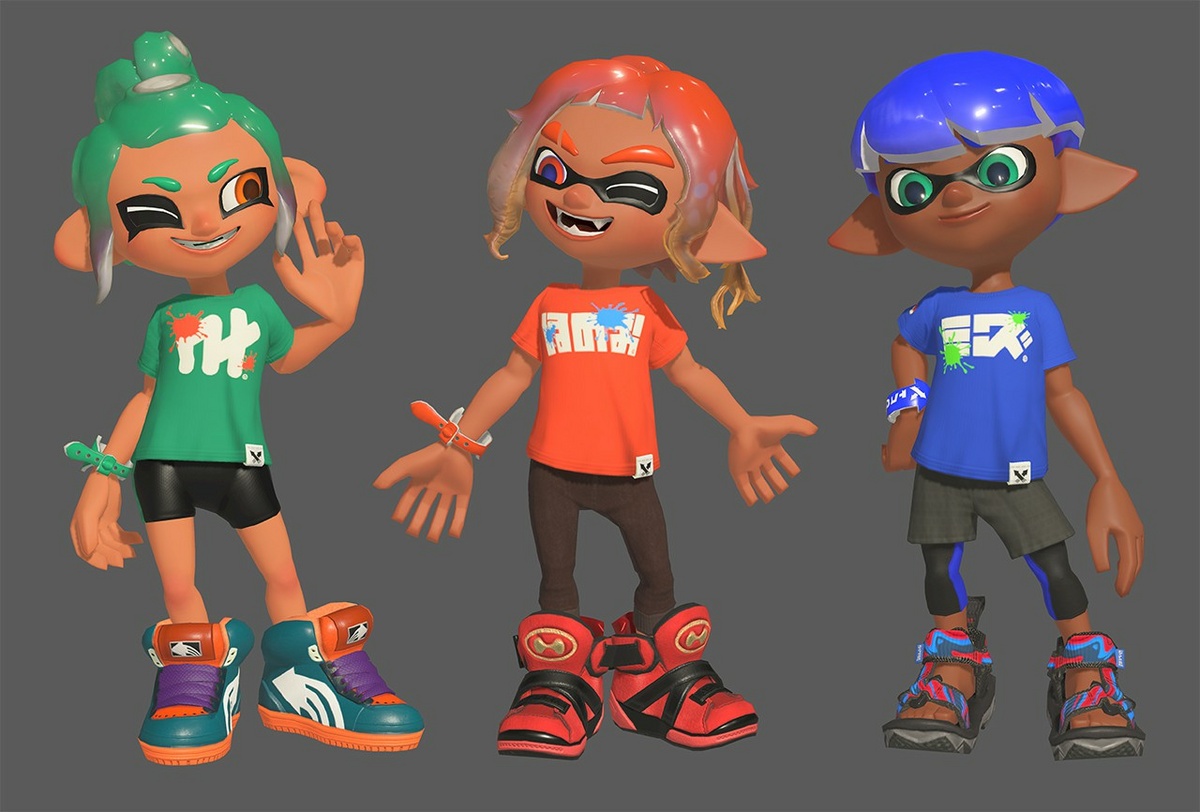 File:S3 Grass vs. Fire vs. Water Splatfest Tees front render.jpg ...