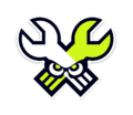 Logo used by SplatHeX 2, a Splatoon save editor popular for gear editing.